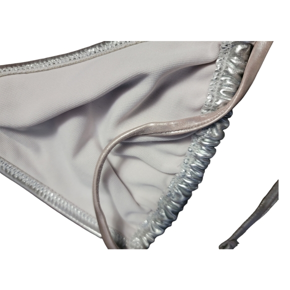 Missguided x Playboy Silver Bikini - Picture 10 of 12